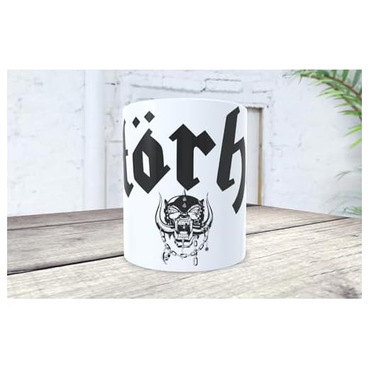 Genérico Taza Motörhead Logo. Ideal para regalar a todo amante del buen heavy metal.