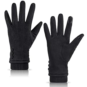 Dsane Womens Gloves Winter Touch Screen Texting Phone Windproof Gloves for Women Fleece Lined Thick Warm Gloves