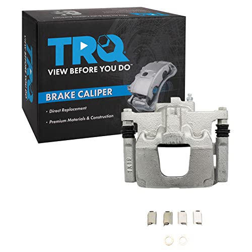 Image of TRQ Rear Left Right Brake Caliper w /Bracket Driver Passenger Side | For 2007-2011 Dodge Nitro 2008-2012 Jeep Liberty 2007-2017 Wrangler 2018 Wrangler JK
