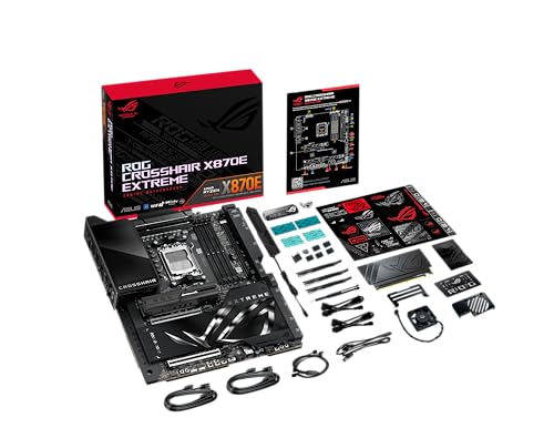 undefined ASUS ROG Crosshair X870E Extreme AMD X870E AM5 E-ATX Gaming Motherboard – 20+2+2 Power Stages, DDR5, PCIe 5.0, 5X M.2, 5G & 10G LAN, Wi-Fi 7, USB4 Type-C, 5” LCD, AI Overclocking & Networking の商品画像 13