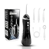 Idropulsore Dentale, Water Flosser, 3 Modalità Irrigatore Orale, Pulizia Denti Idropulsore, Idropulsore Dentale Portatile, Serbatoio 200ML, Ricarica USB, Impermeabile IPX7, Silenzioso per Viaggi Casa