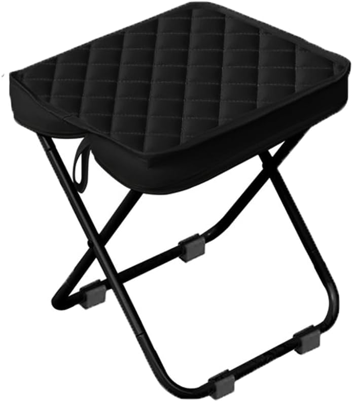 折りたたみ椅子 アウトドアチェア 軽量・コンパクト 加厚構造 高さ30cm改良型 膝にやさしい 一体式収納デザイン キャンプ 登山 BBQ 花見 防災 スポーツ観戦 屋内・屋外兼用 (ブラック)