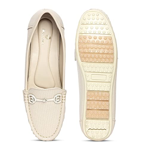 Image of Marc Loire Women Soft Comfortable Flat Loafers for Casual & Office Wear