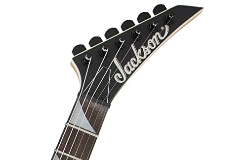 Jackson Dinky Arch Top JS22 DKA Electric Guitar - Satin Black Bundle with Cable, Tuner, Strap, Picks, and Austin Bazaar Instructional DVD - Thumbnail 5