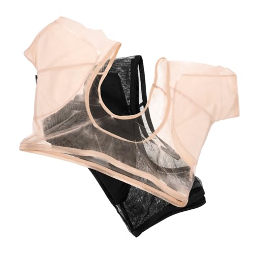 EXQUIMEUBLE 2個 超薄メッシュ素材 吸汗 脇汗パッド レディース用 肌に優しい チンロン製 吸汗速乾で 汗染み防止 夏のアウトドアや運動にな