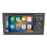 7" Android Car Stereo for Audi A8 D2 (1994-2002),Wireless CarPlay & Android Auto,GPS Navigation,Bluetooth,Backup Camera Support,YouTube,64GB
