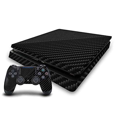 Autocollant Peau PS4 Slim Vinyle Fibre de Carbone Skin Manette Art