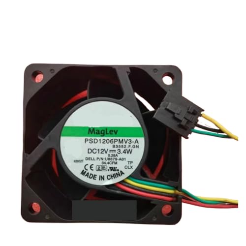 Ventilateur haute pression 60x60x38mm PSD1206PMV3-A DC12V à haut rendement