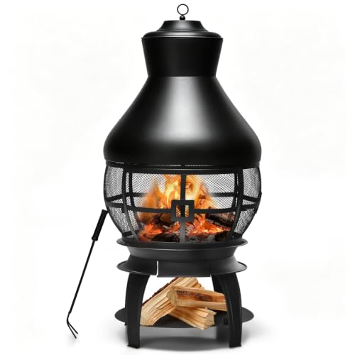 Giantex Wood Burning Chiminea