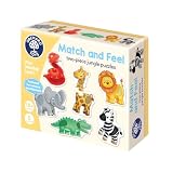 Orchard Toys Match and Feel Jungle Puzzles – 6 textured two-piece puzzles featuring jungle animals. A sensory learning toy for toddlers that develops matching, motor skills and animal recognition