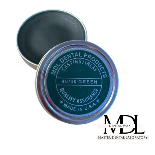Wax Molding Materials Dental Casting Inlay Waxes 3 Pack Special 2 oz Tins 40/40 Green 60/60 Blue 80/80 Red