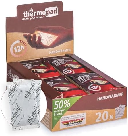 THERMOPAD Chauffe-Mains – L'ORIGINAL : 20 Paires de chaufferettes...