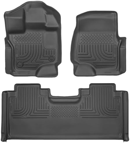 Husky Liners custom fit floor liner with laser-scanned coverage for Ford F-150