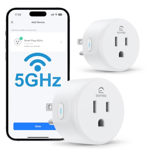 EIGHTREE 5GHz Smart Plug 15A 2 Pack