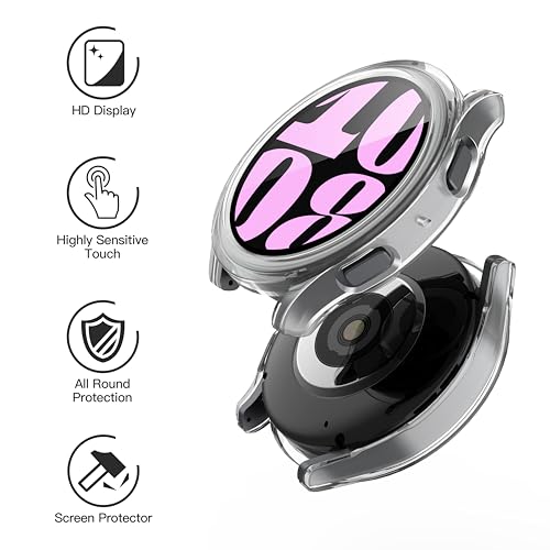 Image of Misxi Case with Screen Protector for 40mm Galaxy Watch 6