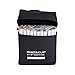 Produktbild yosoo Aufbewahrungstasche Marker 24 Farben Doppelspitze Marker + schwarze Tasche Kunst / Animation / Design / Skizzen Marker