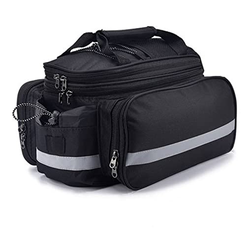 Bolsas Traseras para Bicicleta, Gran Capacidad Alforjas para Bicicletas, Multifuncional Bolsa Alforja Trasera, Impermeable Bicicleta Asiento Trasero Tronco, para Bicicleta, Portaequipajes (Rojo) Cover