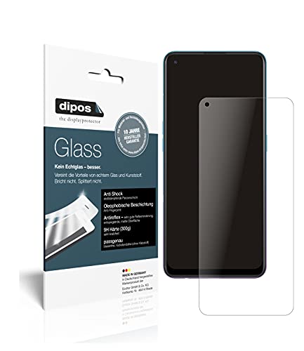 dipos I 2X Protector de Pantalla Mate Compatible con OPPO Reno5 5G Vidrio Flexible Cristal Proteccion 9H