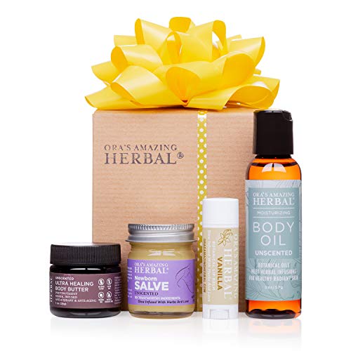 Natural Skin Care for New Mom and Baby, Postpartum Gifts For Mom, Natural Baby Gift, Ora’s Amazing Herbal