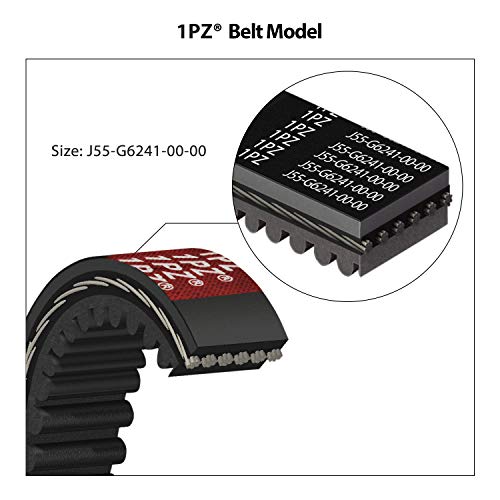 1Pz V1P-J55 Starter Belt & Clutch Drive Belt Replacement For Yamaha G2 G5 G8 G9 G11 G14 Golf Cart J55-G6241-00-00 Jn6-H1173-00 #TOP4