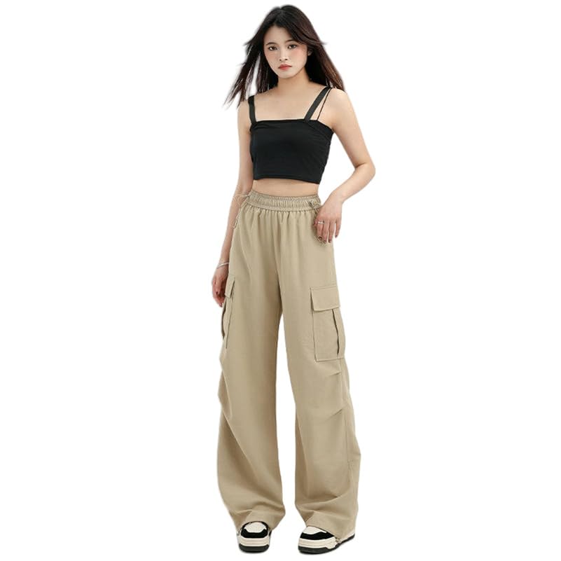 Pantalon cargo amincissant fini les ventres serrés taille haute - 2