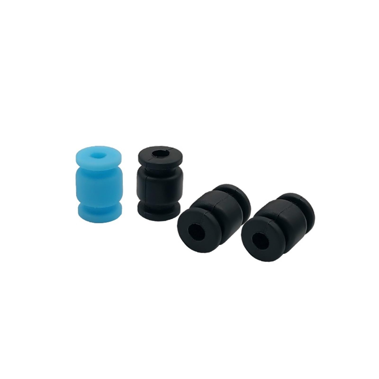 100 szt. 13 x 9 x 3,5 mm silikonowe kulki do aparatu FPV Gimbal Mount, guma AV, amortyzator wstrząsów, tłumik wibracji, parownik do RC drona, quadcoptera (niebieskie)