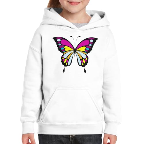 Sweat à capuche enfant papillon premium aux finitions haut de gamme - 3