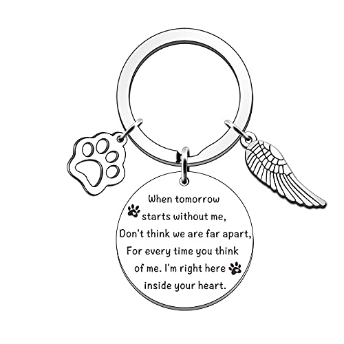 SDOFY Llavero conmemorativo para perros de familia, perro, gato, familia, mascota, llavero conmemorativo de pérdida de perro regalos para mascotas Cover