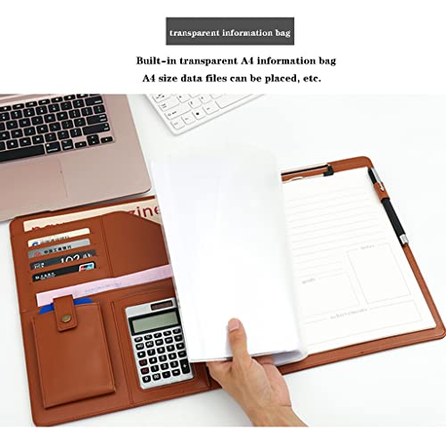 Classeur A4 rigide pour protéger vos notes avec bloc-notes et anneaux amovibles