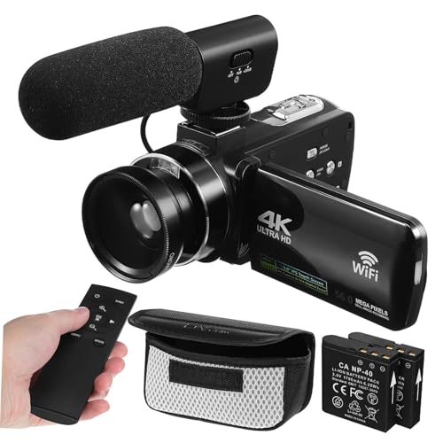 DOITOOL 4 Inch Touch Screen Digital Camera High Definition Video Camera for Vlogging Filming Recording Compact and Portable Camcorder