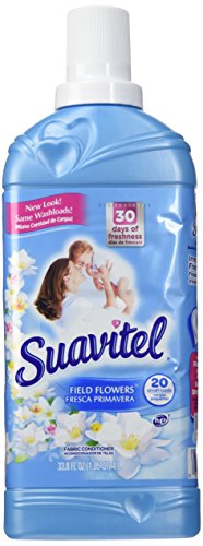 Suavitel Fabric Softener, Field Flowers - 33.8 Fluid Ounce (3 Pack)