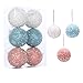 Christmas Balls Ornaments Decoration for 2020 Santa’s Factory New Design Hanging Xmas Balls Pendants Baubles Set for Christmas Tree Decorations Collections (6ct 3.15"/80mm)