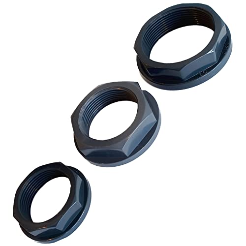 Gegenmutter Kontermutter Kunststoffmutter Fitting Schlauchfitting Schlauchanschluss Kunststoff PVC-U (1-1/4' BSP Innenrohrgewinde)
