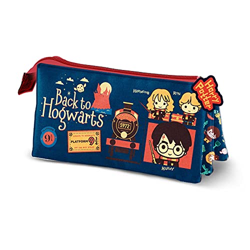 KARACTERMANIA Harry Potter - Astuccio triplo, blu