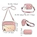 UTO Fanny Pack for Women 5 Ways Convertible Chest Bag Waterproof Fashion Lightweight Travel Waist Pack Purse Pink