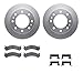 Dynamic Friction Company Front Geospec Brake Rotors with 5000 Advanced Brake Pads includes Hardware 4512-48129