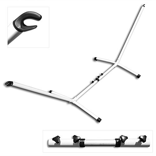 Hammock Stand Variable White 280-340cm cm wide 105cm high