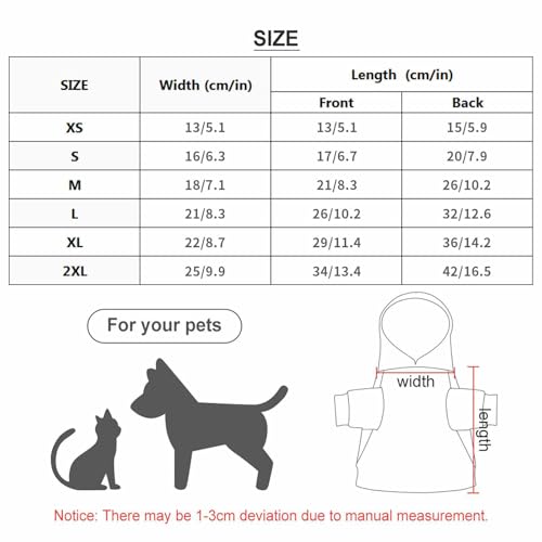 Personalisierte Haustier Pullover Hoodie für Hunde&Katze Entwerfen Sie Ihr eigenes Haustier Hoodie Fügen Sie Name/Text/Foto benutzerdefinierte Welpe Sweatshirt Hooded