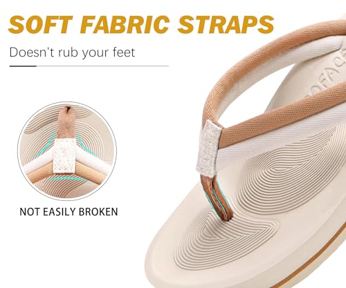 Comfortable Arch Support Flip Flops for Women