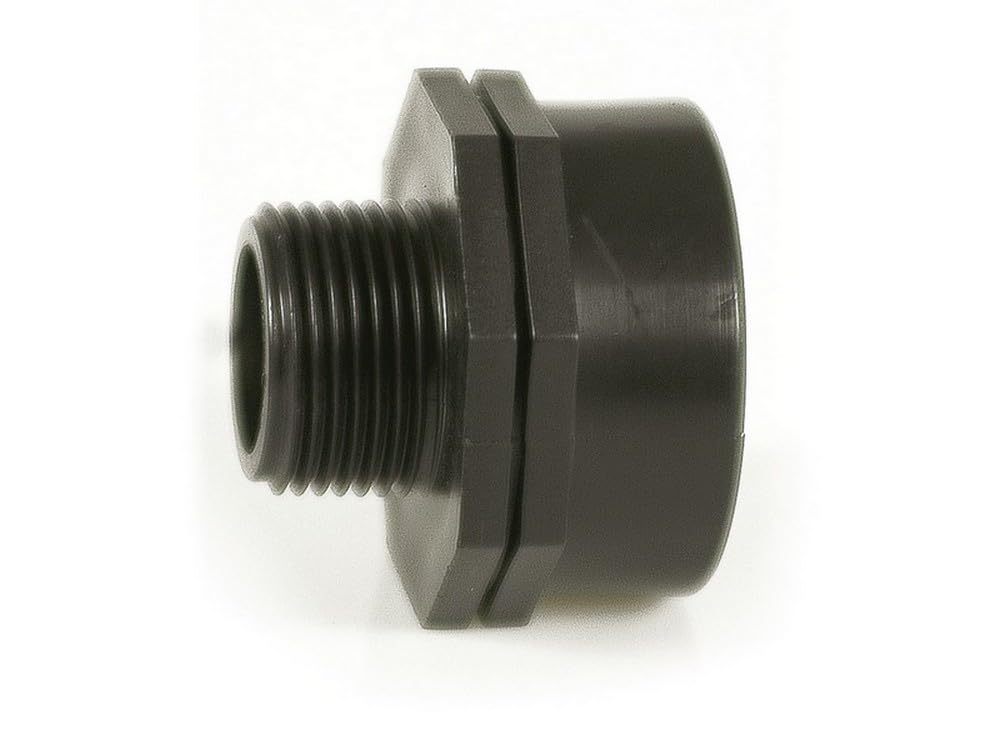 50PZ RACCORDO FILETTATO MAGGIORATORE PER TUBO IN POLIETILENE mis. 3/4x1