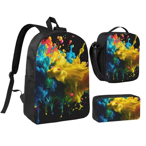 Sac à dos école EdWal complet anti-désordre avec trousse et boîte à déjeuner assortie