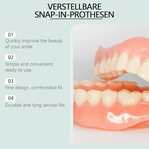 Image of Professional Cosmetic Upper Simple and Convenient - Upper and Lower Matching Set,Natural Shade! Fix Your Smile at Home Within Minutes!