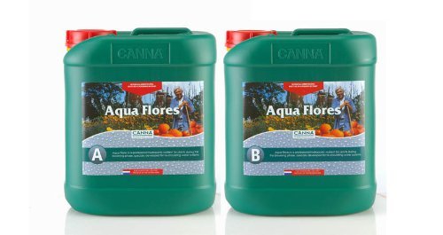 Canna AQUA Flores A+B (Flower) - 5L Set by CANNA