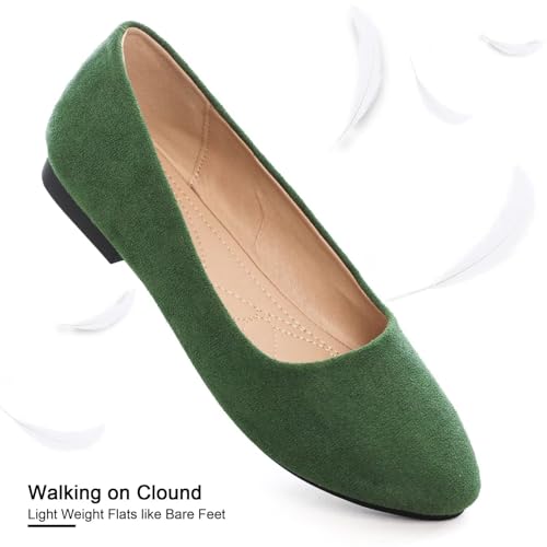 Image of SAILING LU Casual Shoes for Women Dressy Ballet Flats | Comfort Fit, Work Shoes,Casual for Women, Slip-Ons Loafers