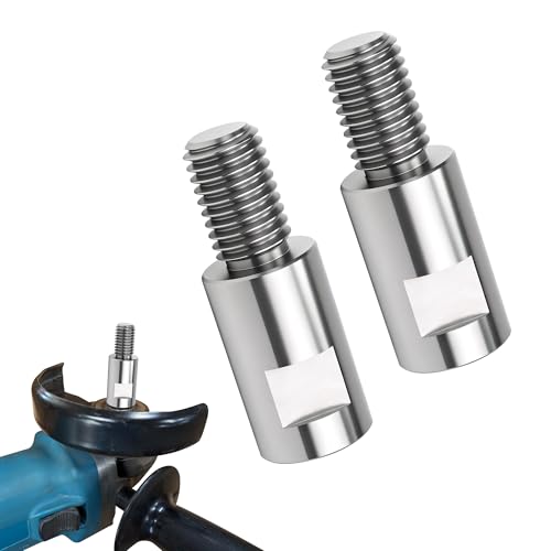 Image of Airway Buff Extender, Airway Buffing Wheel Extension Shaft, 5 /8 inch-11 Threads Arbor Extended Adapter, Universal Angle Grinder Attachments, for Aluminum Wheel Polishing Kit-2pcs