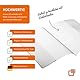 Impfpass Hülle neuer Impfpass 93 x 130 mm [1 Stück] Schutzhüllen für Impfausweis transparent