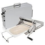 ZEEKYFOR Gewerbliche Teigausrollmaschine für Croissants, Faltbare Manuelle...