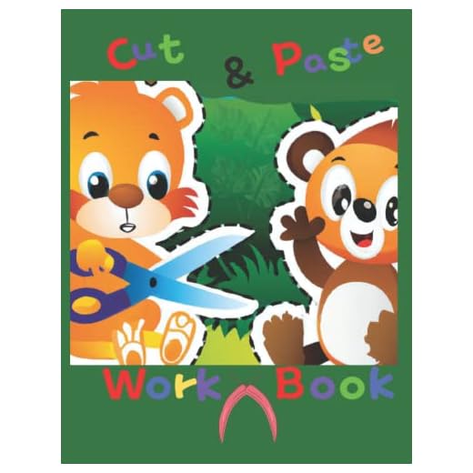 Cut & Paste Activity Book: Cut Out And Paste, Cut And Glue Activity Workbook For Kids Age 4 +,Kindergarten - Preschool And Homeschool. Improve Motor ... Right Brain. A Fun Cutting Paperback Book.