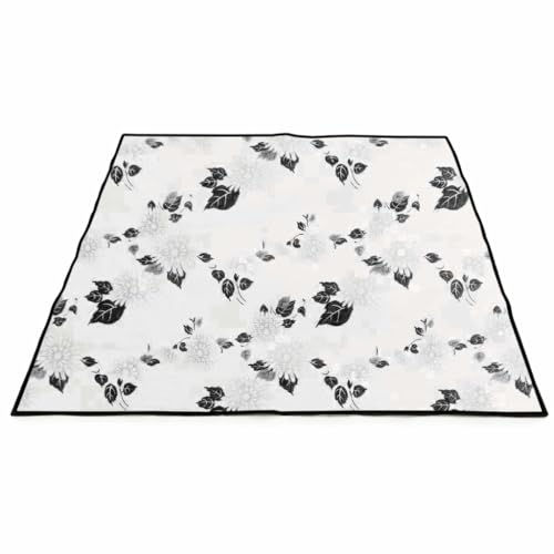 Image of Waterproof Bed Server Mat /Food Mat /Bedsheet Protector | Reversible | 2-Layer Heavy Material | Multi-Purpose Place Mat (Colour & Print May Vary) (floral-20)