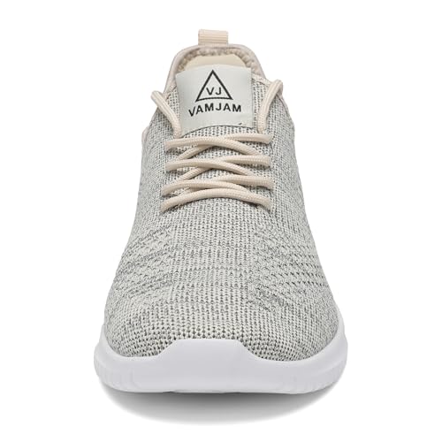 Image of VAMJAM Men's Running Shoes Ultra Lightweight Breathable Walking Shoes Non Slip Athletic Fashion Sneakers Mesh Workout Casual Sports Shoes